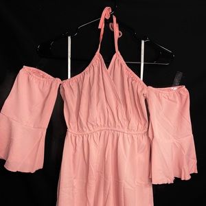 Peach color romper